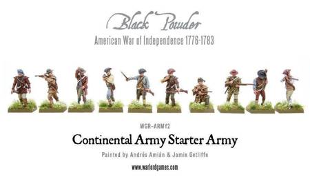 Black Powder Continental Army Starter Army - Amerykańska Wojna o Niepodległość 1776-1783