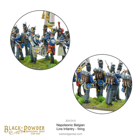 Black Powder Napoleonic Wars Belgian Infantry Firing