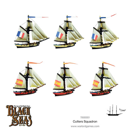 Black Seas Cutters Squadron / Kutry w skali 1:700