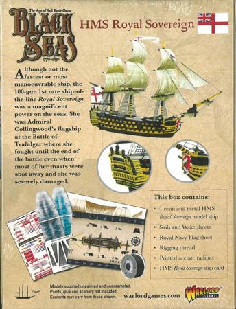 Black Seas HMS Sovereign - okręt 1:700