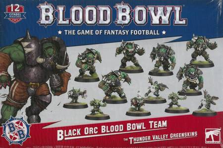 Blood Bowl Black Orc Team / The Thunder Valley Greenskins