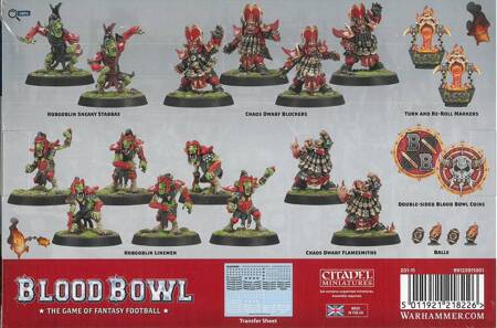 Blood Bowl Chaos Dwarf Team