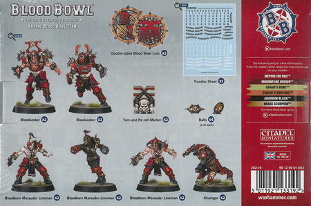 Blood Bowl Khorne Blood Bowl Team - The Skull-Tribe Slauhterers