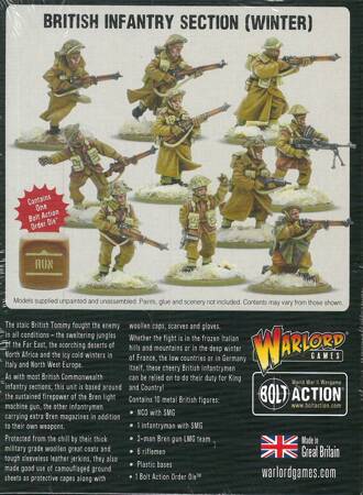 Bolt Action British Army Infantry Section (Winter)