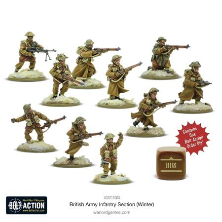 Bolt Action British Army Infantry Section (Winter)