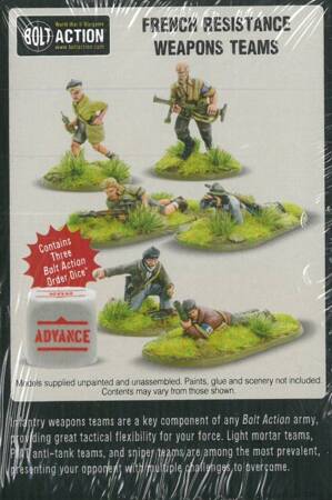 Bolt Action French Resistance Weapons Teams