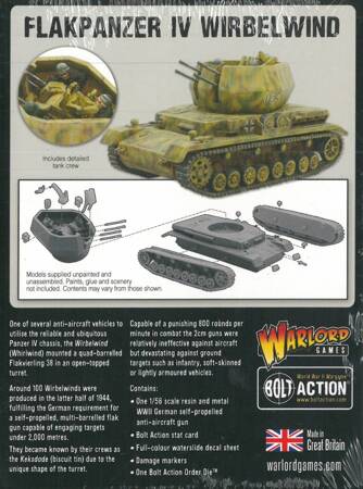 Bolt Action German Flakpanzer IV Wirbelwind