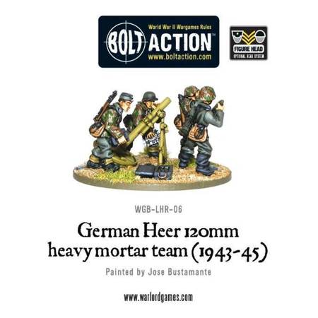 Bolt Action German Heer 120mm Heavy Mortar Team (1943-45)