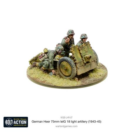 Bolt Action German Heer 75mm LeIG 18 Light Artillery (1943-45)