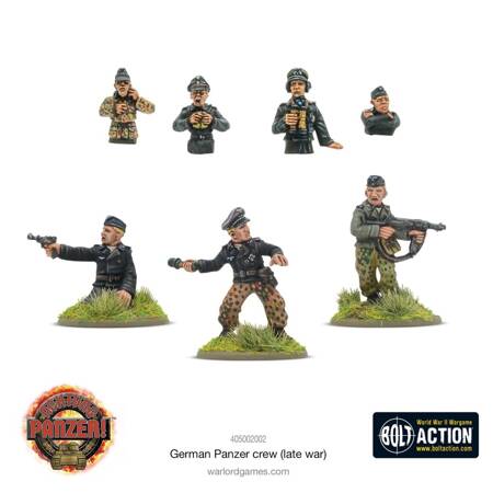 Bolt Action German Panzer Crew (Late War) / Achtung Panzer!