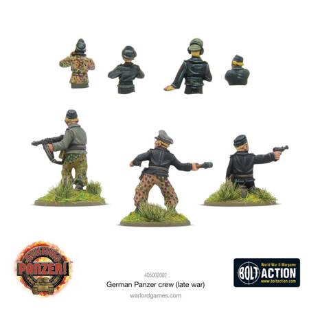 Bolt Action German Panzer Crew (Late War) / Achtung Panzer!