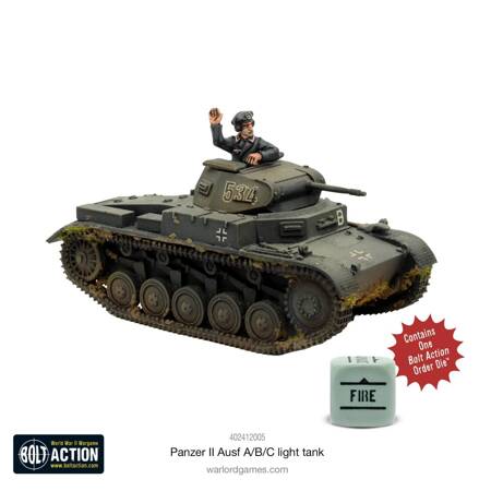 Bolt Action German Panzer II Ausf. A/B/C