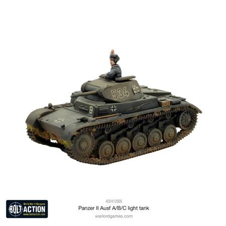 Bolt Action German Panzer II Ausf. A/B/C