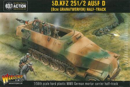 Bolt Action German Sd.Kfz 251/2 Ausf D 8cm Granatwerfen Half Track