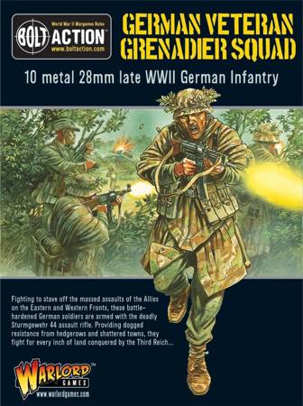 Bolt Action German Veteran Grenadier Squad