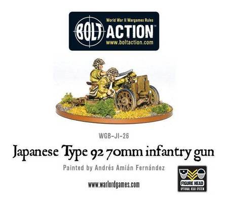 Bolt Action Imperial Japanese Army Type 92 70mm Infantry Gun