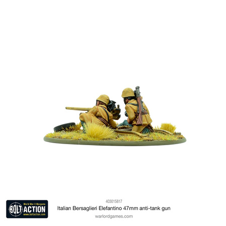 Bolt Action Italian Bersaglieri Elefantino 47mm Anti-Tank Gun