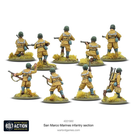 Bolt Action Italian San Marco Marines Infantry Section