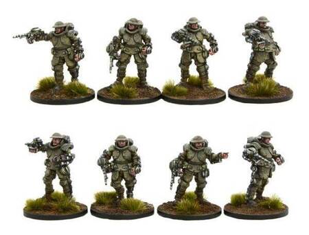 Bolt Action Konflikt'47 British Armoured Infantry Section