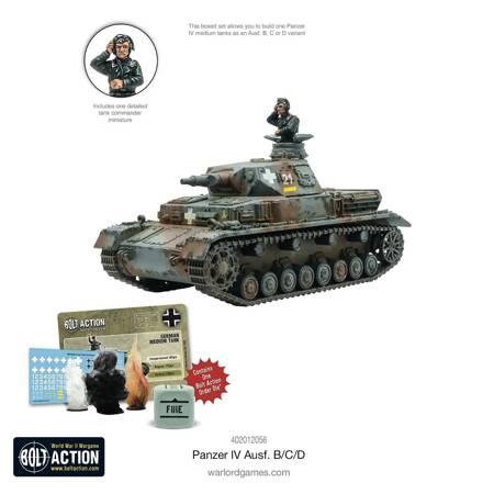 Bolt Action Panzer IV Ausf. B/C/D