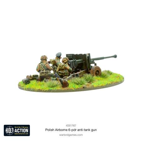 Bolt Action Polish Airborne 6-pdr Anti-tank gun