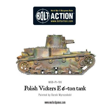 Bolt Action Polish Vickers E 6-ton tank