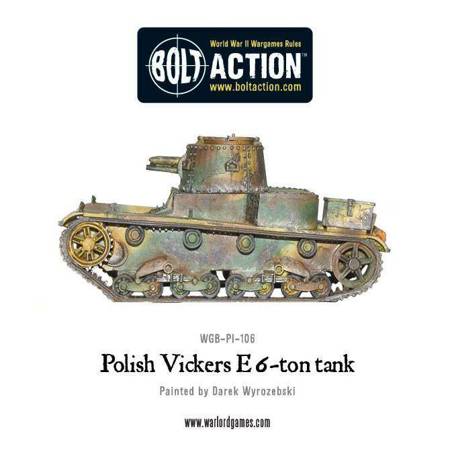 Bolt Action Polish Vickers E 6-ton tank