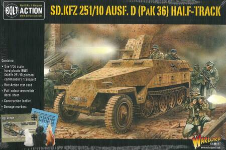 Bolt Action Sd.Kfz 251/10 Ausf.D (PaK 36) Half-Track