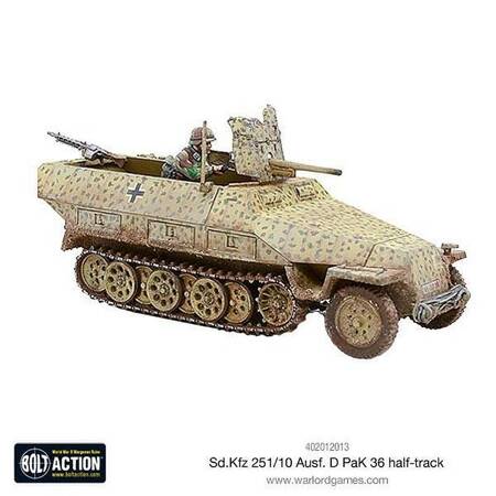 Bolt Action Sd.Kfz 251/10 Ausf.D (PaK 36) Half-Track