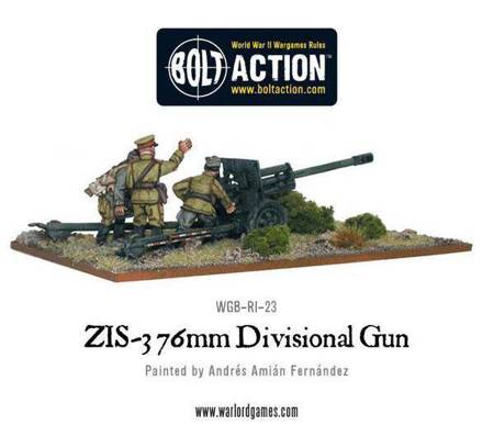 Bolt Action Soviet Army Zis 3 76mm Divisional Gun