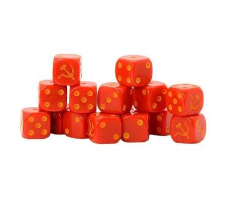 Bolt Action Soviet Union D6 Dice pack - kości