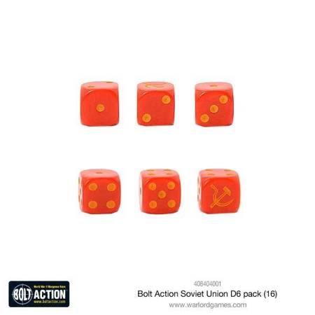 Bolt Action Soviet Union D6 Dice pack - kości