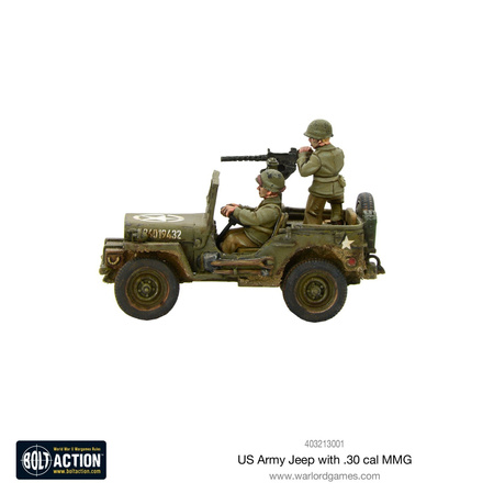 Bolt Action US Army Jeep with .30 Cal MMG
