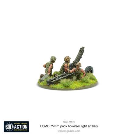 Bolt Action US Marines 75mm pack Howitzer light atrillery