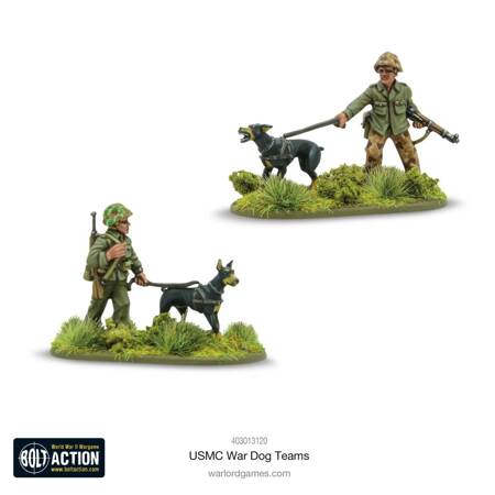 Bolt Action US Marines War Dogs Teams