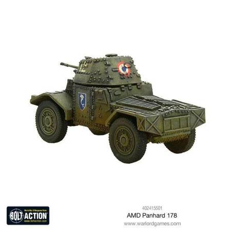 Bolt Action WWII French AMD Panhard 178 armoured car