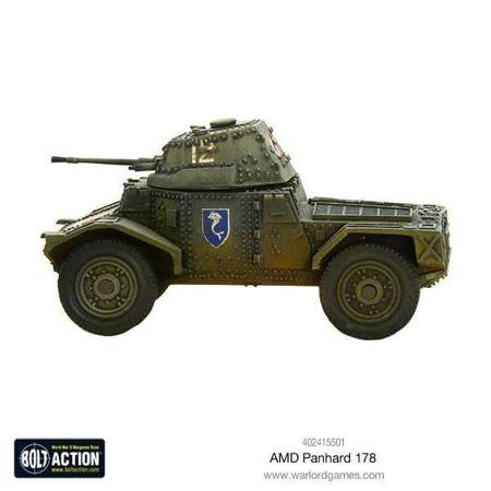 Bolt Action WWII French AMD Panhard 178 armoured car