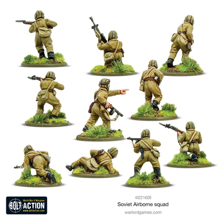 Bolt Action WWII Soviet Airborne Squad