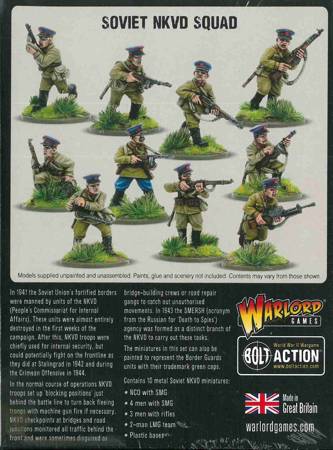 Bolt Action WWII Soviet NKVD Squad