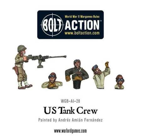 Bolt Action WWII US Tank Crew