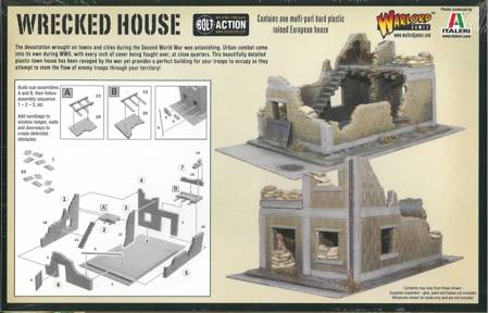 Bolt Action Wrecked House - element scenerii