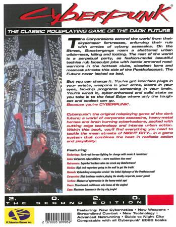 Cyberpunk 2020 RPG Second Edition Rulebook ENG