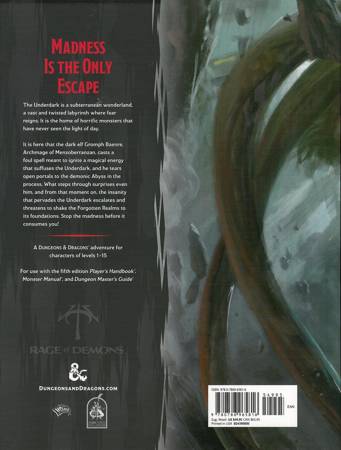 D&D 5.0 Adventure: Out of the Abyss
