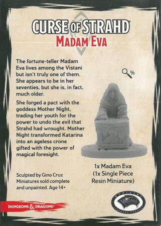 Dungeons&Dragons Collector's Series Curse of Strahd Madam Eva - figurka