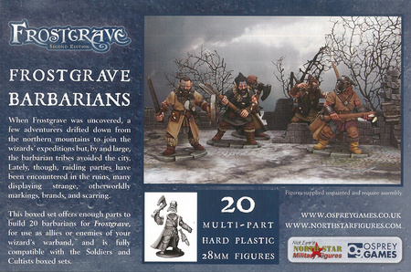 Frostgrave Barbarians - modele barbarzyńców 28mm