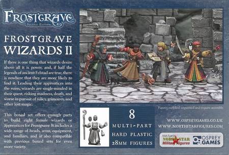 Frostgrave Wizards II - modele czarodziejek 28mm