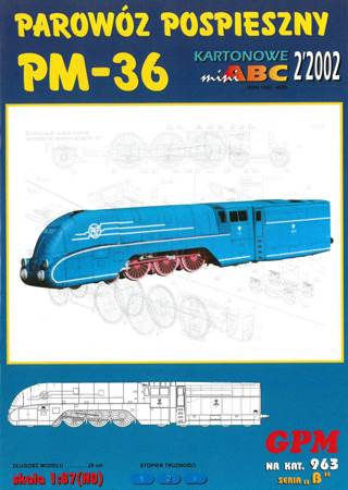 GPM 963 Parowóz pospieszny PM-36-1 skala 1:87 (H0)