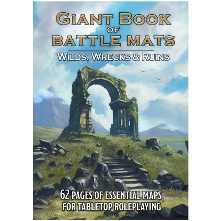 Giant Book of Battle Mats Wilds Wrecks & Ruins - mapy taktyczne