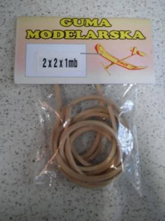 Guma modelarska 2x2 x 1 mb