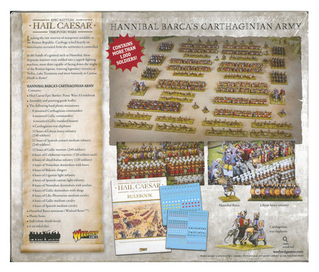 Hail Caesar Epic Battles Hannibal Barca's Carthaginian Army